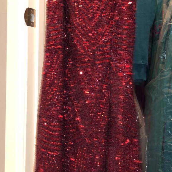 Never worn beaded pageant gown - Picture 3 of 5